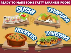 Japanese Food Maker Food Games截图1