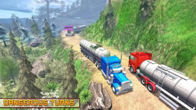 Oil Tanker Truck Drive Free: Hill Climb Driving截图3