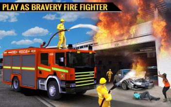 Real City Heroes Fire Fighter Games 2018 *截图3