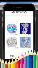 Koi Coloring Book - For Adult截图5