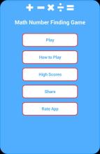 Math Number Finding Game截图1