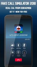 Fake Call Doreamon Simulator截图1