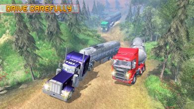 Oil Tanker Truck Drive Free: Hill Climb Driving截图2