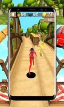 Subway Ladybug Run Surf Jump截图