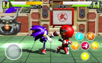 Power Red Rangers Vs Sonic Fighter截图2