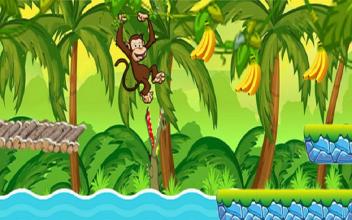 Curious monkey George banana island alphabet截图2