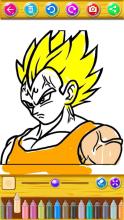 Coloring book for Dragon Goku Superhero截图5