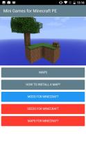 Mini games for minecraft PE截图1