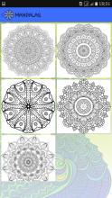 Mandala - Coloring Book Free for Adults and animal截图4