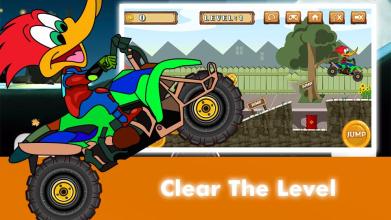 Woody Motor Woodpecker Dirt Bike Stun Chalange截图2