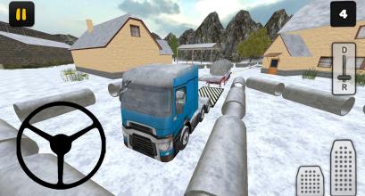 Winter Farm Truck 3D: Silo Transport截图2