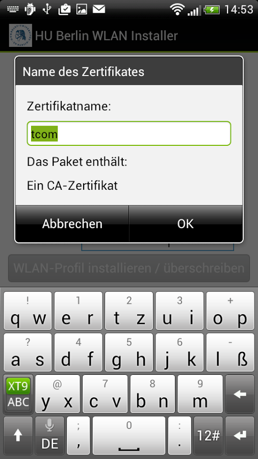 HU Berlin eduroam截图4