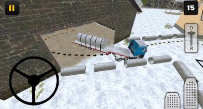 Winter Farm Truck 3D: Silo Transport截图4