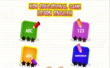 Kids Educational Game - Learn English截图1