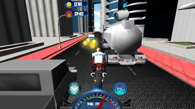 Upin Super Moto Racing Bike 2截图2