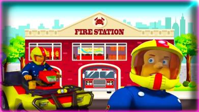 Fireman Sam Games & Firefighter truck games Kids截图1