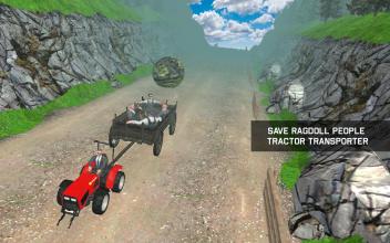 Save Ragdoll People Tractor Transporter截图1