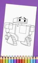 Robots Coloring Book for Boys截图4