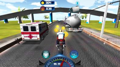 Upin Super Moto Racing Bike 2截图1