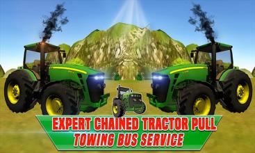 Expert Chained Tractor Pull : Towing Bus Service截图1