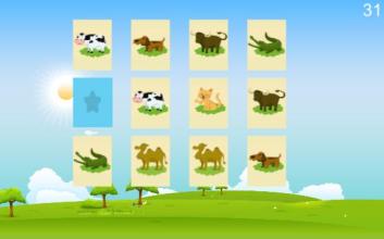 Animals for kids - Memory Game截图4