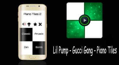 Lil Pump - Gucci Gang - Piano Tiles截图2