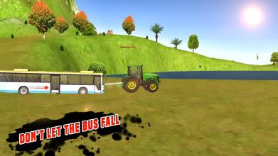 Expert Chained Tractor Pull : Towing Bus Service截图2