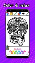 Sugar Skulls Coloring Book - Colorfil Mandala 2018截图5