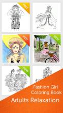 Fashion Girl Coloring Book截图1