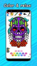 Sugar Skulls Coloring Book - Colorfil Mandala 2018截图1