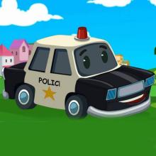 3D Police Car Cargo Plane截图1