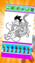 dragon goku coloring vegeta ball of manga by fans截图3