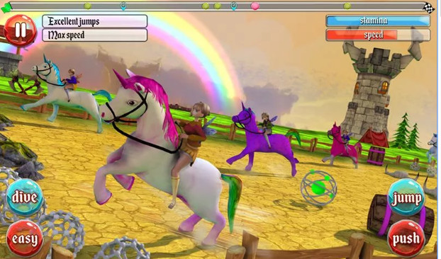 Ultimate Unicorn Dash 3D截图2