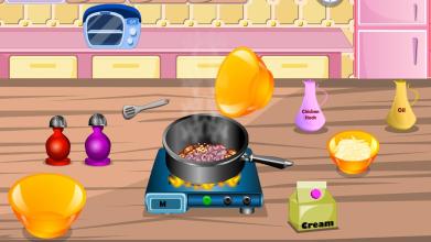 女孩游戏烹饪快餐截图3