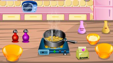 女孩游戏烹饪快餐截图4