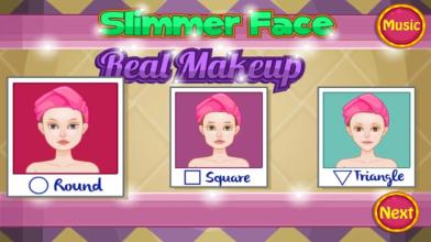 Slimmer Face Real Makeup截图2