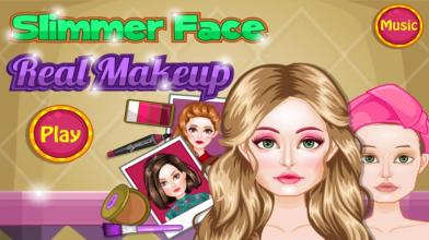 Slimmer Face Real Makeup截图1