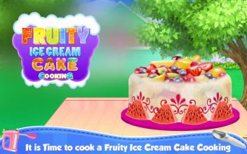 Fruity Ice Cream Cake Cooking截图1