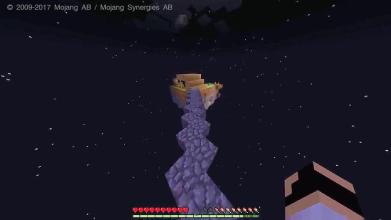 打破碎片Skyblock MCPE地图截图3