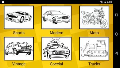 Cars Coloring Book for Boys截图2