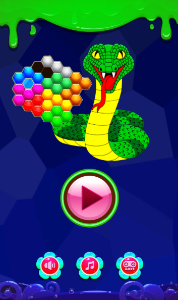 Snake Hexagon Puzzle截图4