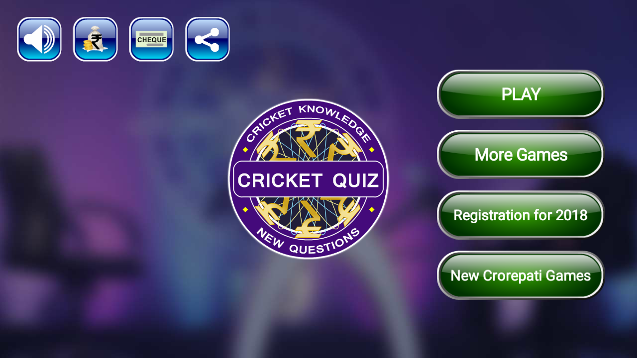 Cricket Quiz In KBC 2018 Style截图4