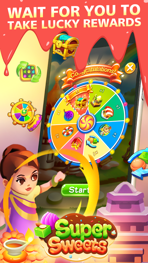 Super Sweets-Indian Match 3 Game截图3