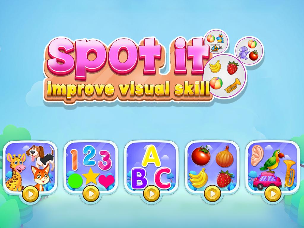 Spot It - Matching Object Educational Game截图5