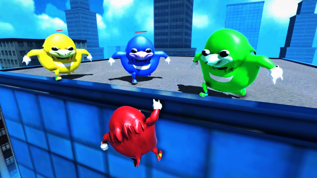 VRCHAT Ugandan Knuckles - Gang Fights截图3