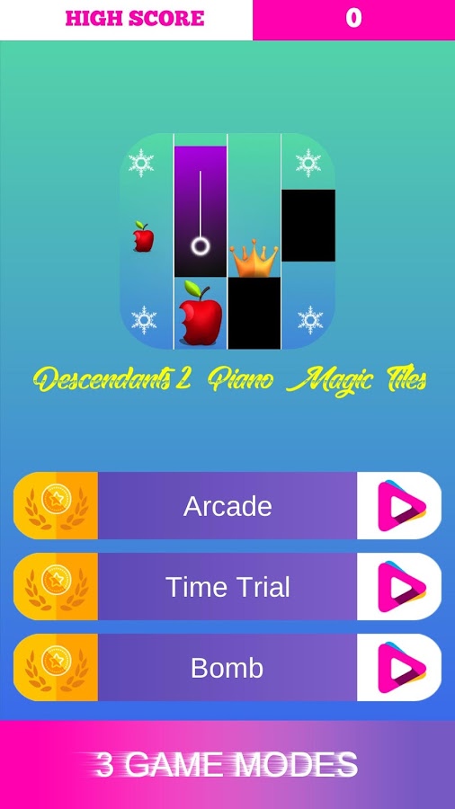 Descendants 2 Piano Magic Tiles截图3