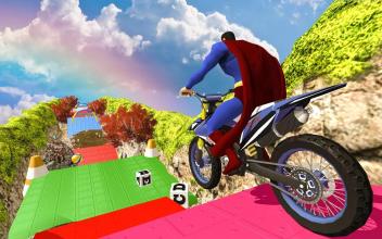 Super Heroes Bike Stunts Mania截图4