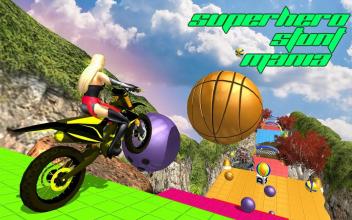 Super Heroes Bike Stunts Mania截图2