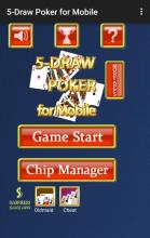 5 Card Draw Poker for Mobile截图3