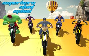 Super Heroes Bike Stunts Mania截图5